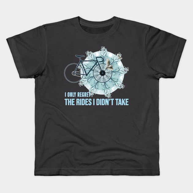 BICYCLE RIDE, BIKE RIDE Kids T-Shirt by Brash Ideas